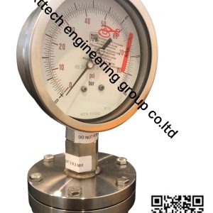 PRESSURE GAUGE WITH DIAPHRAGM เกจวัดความดัน,เพรสเชอร์เกจหน้าแปลน ไดอะแฟรม