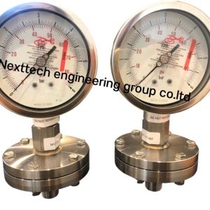 PRESSURE GAUGE WITH DIAPHRAGM เกจวัดความดัน,เพรสเชอร์เกจหน้าแปลน ไดอะแฟรม